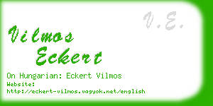 vilmos eckert business card